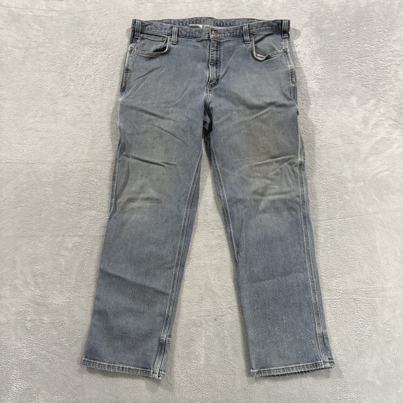 Carhartt Other - Carhartt Jeans Men's 40 x 32 Workwear Relaxed Fit High Rise Distressed Y2K Blue